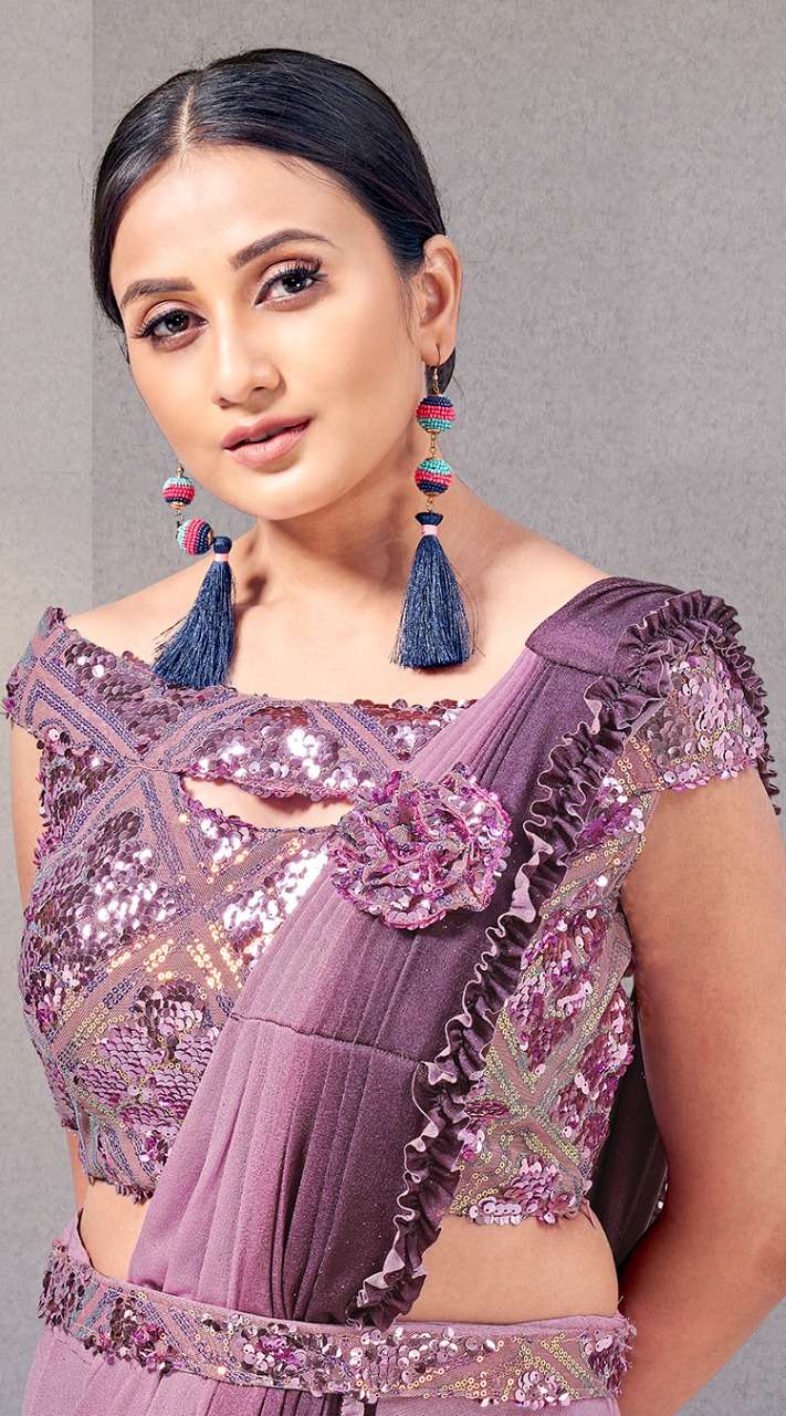 amoha trendz 1015785 series fancy designer party wear saree catalogue wholesale price