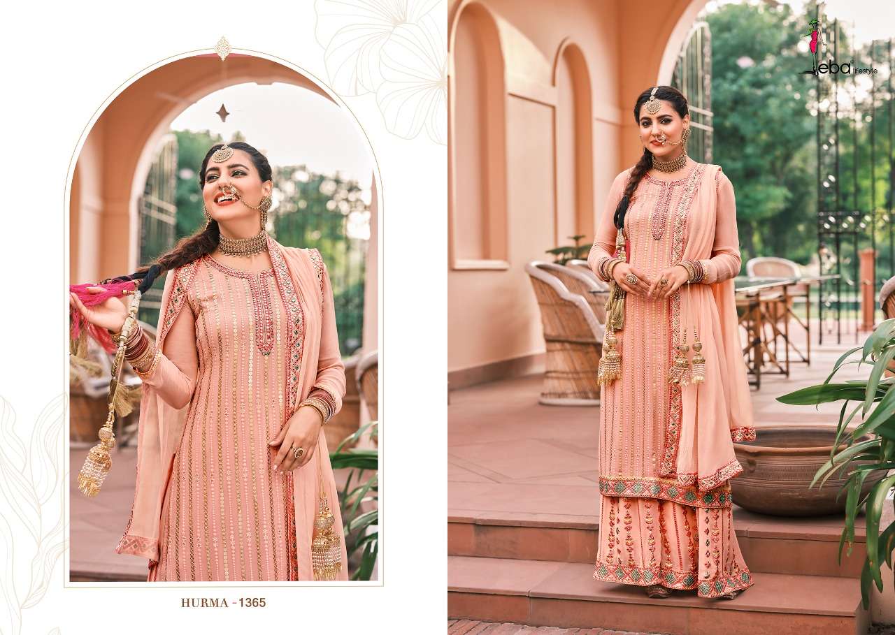 eba lifestyle hurma vol 37 1365-1370 series exclusive designer salwar suits wholesale price