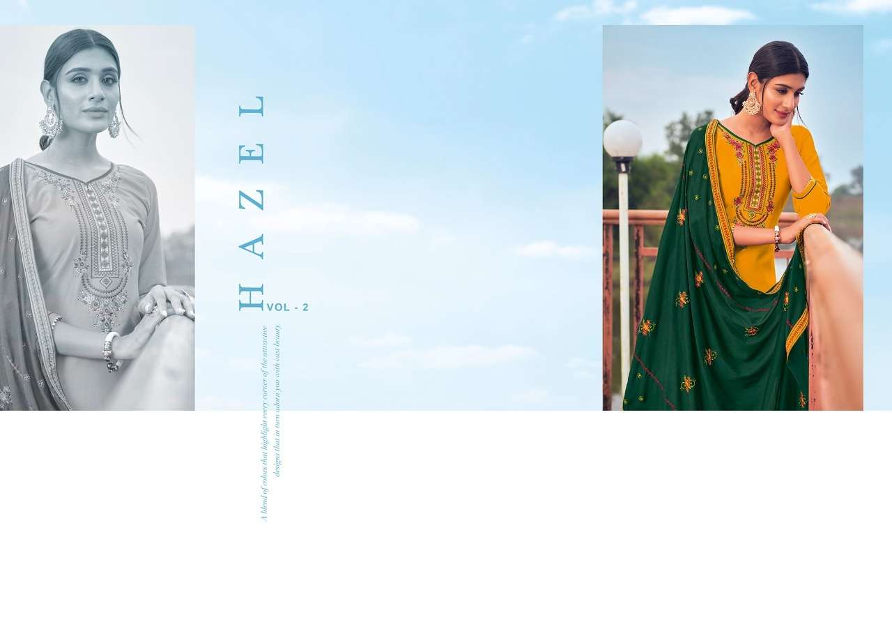 kalarang hazel vol 2 3491-3494 series tradtional look designer salwar suits manufactuer surat