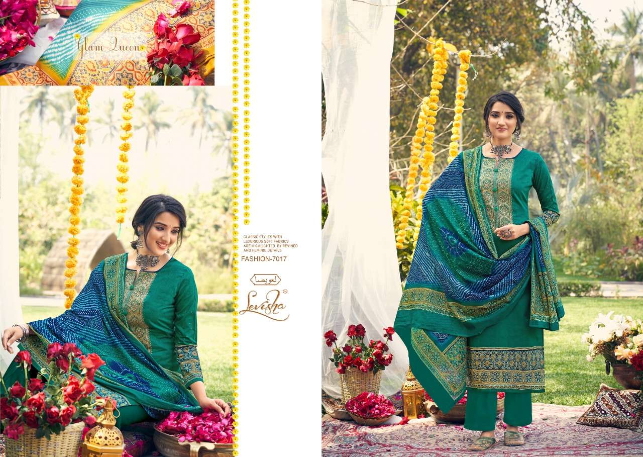 levisha parnika 7013-7020 series chiffon exclusive designer salwar kameez collection 2022