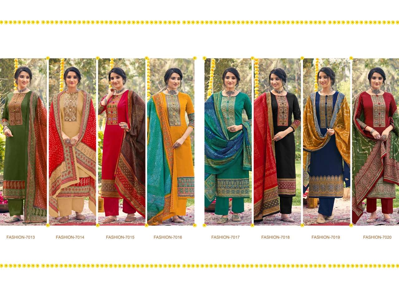 levisha parnika 7013-7020 series cotton exclusive designer salwar kameez collection 2022