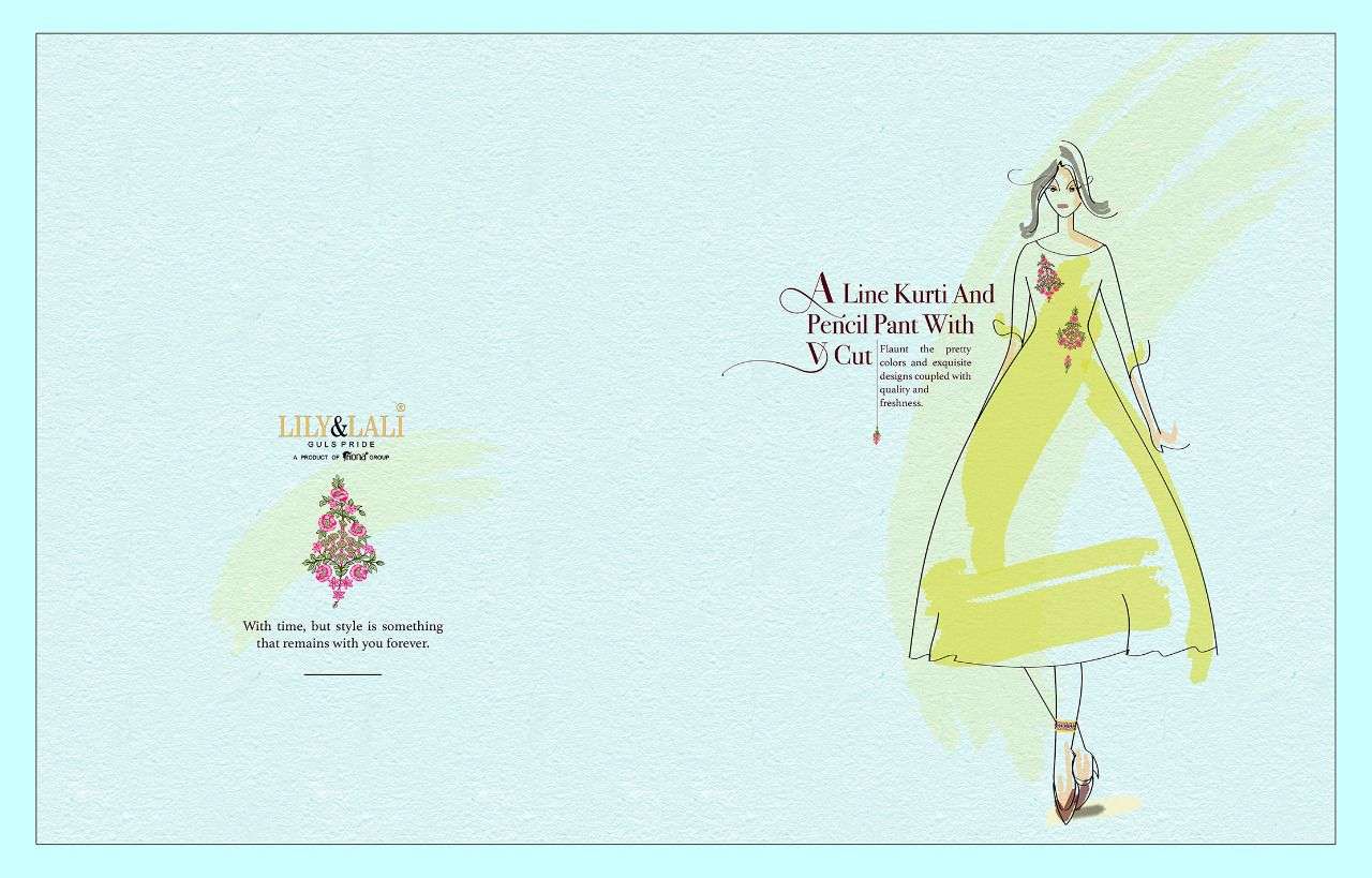 lily and lali meera 8031-8038 series stylish designer kurti catalogue wholesale price