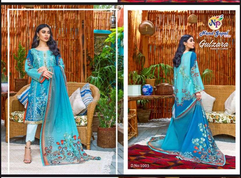 nand gopal print gull zara pakistani designer salwar kameez wholesale price