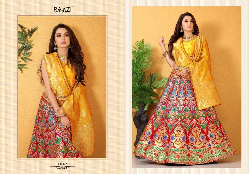 raazi 11001 series party wear lenhenga wholesale price