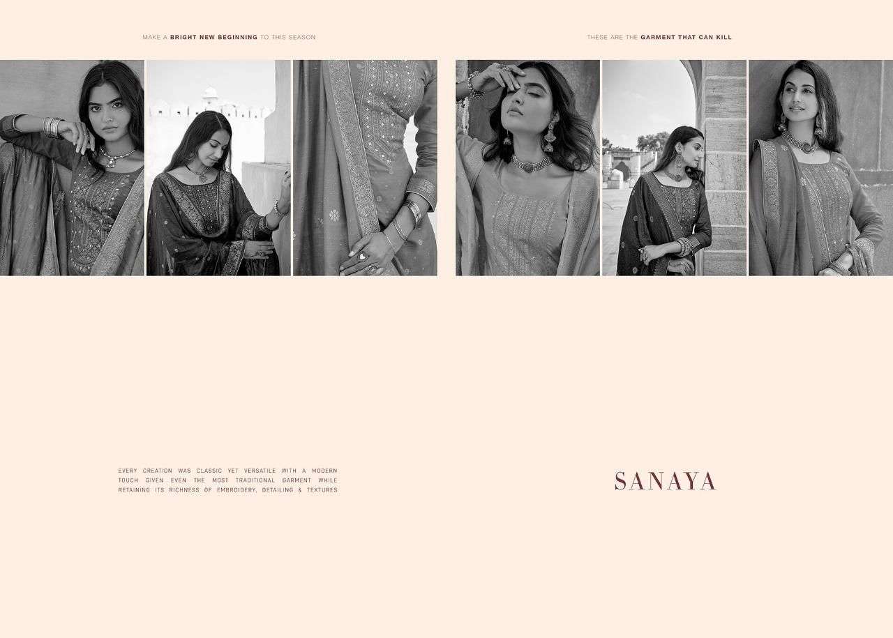  rangoon sanaya 3331-3336 series party wear kurti catalogue online