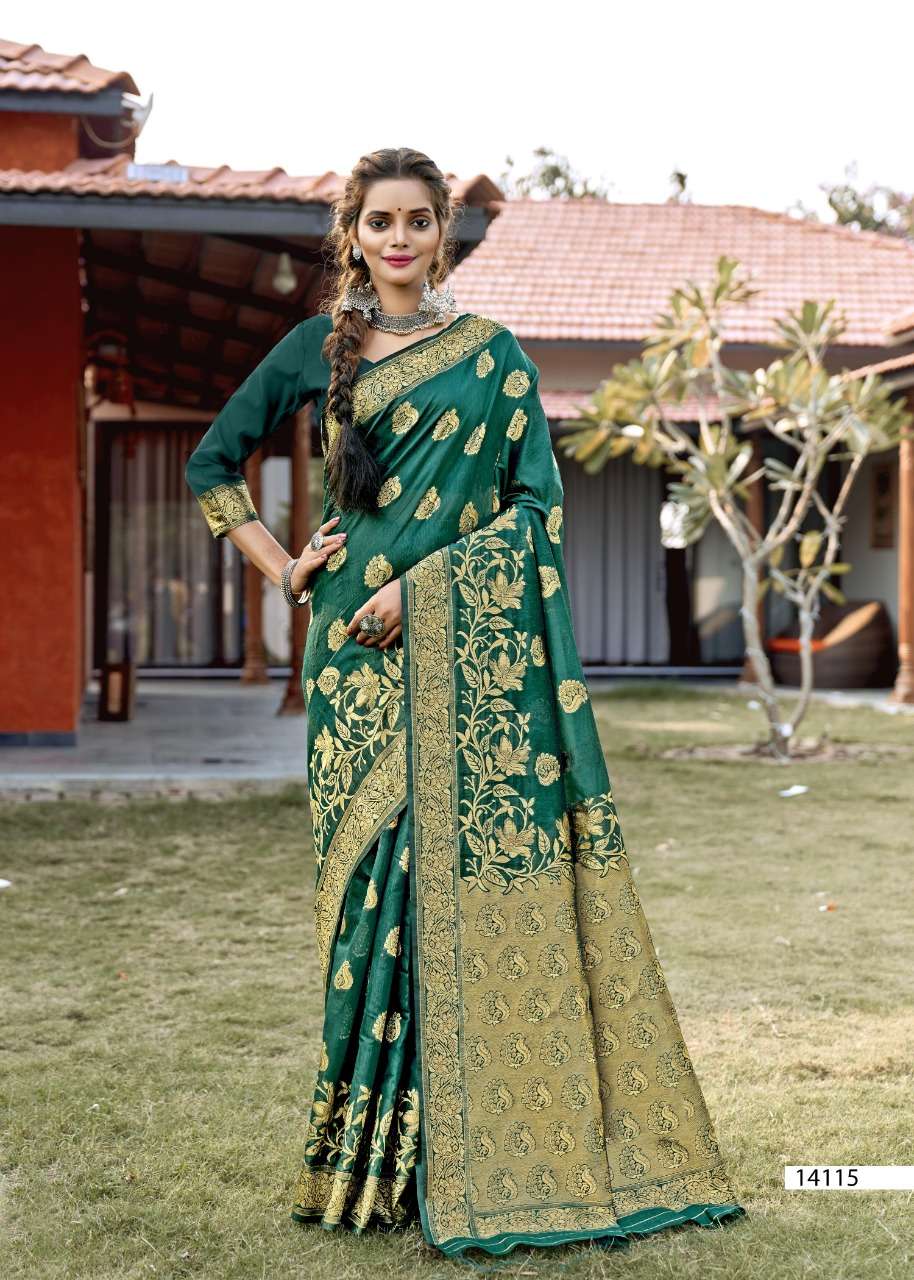 shakunt weaves yogita 14111-14116 series traditional look designer saree online supplier surat