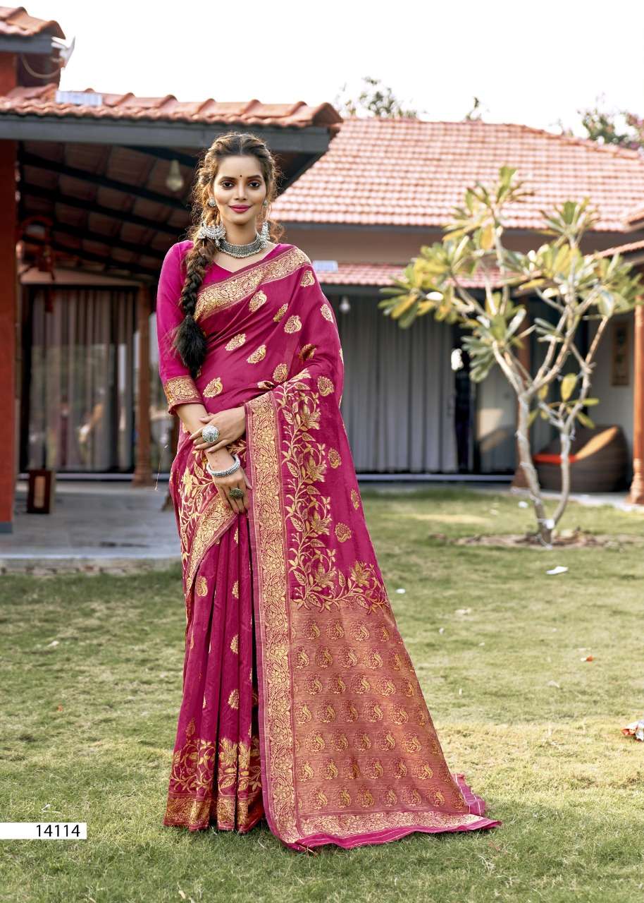shakunt weaves yogita 14111-14116 series traditional look designer saree online supplier surat