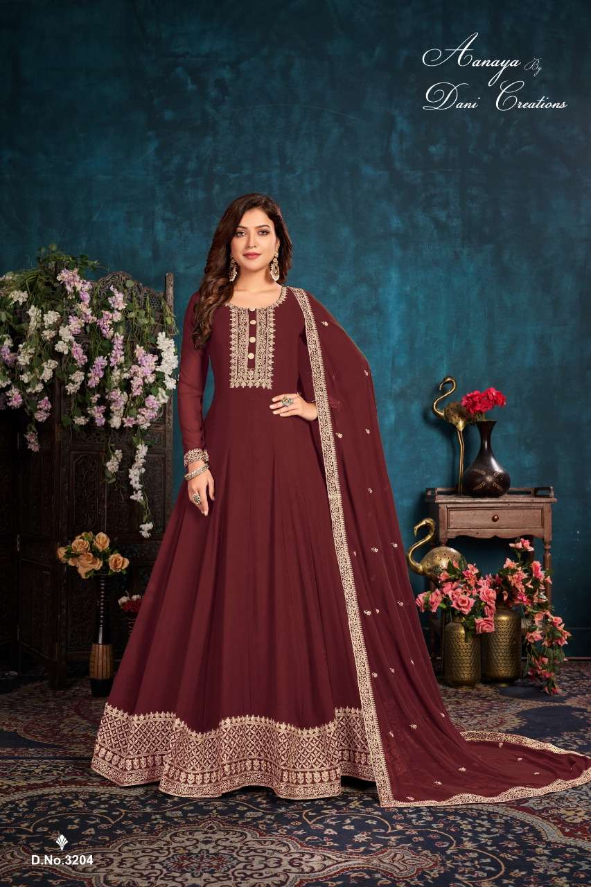 twisha aanaya vol 132 3200 series fancy designer suits online with wholesale price