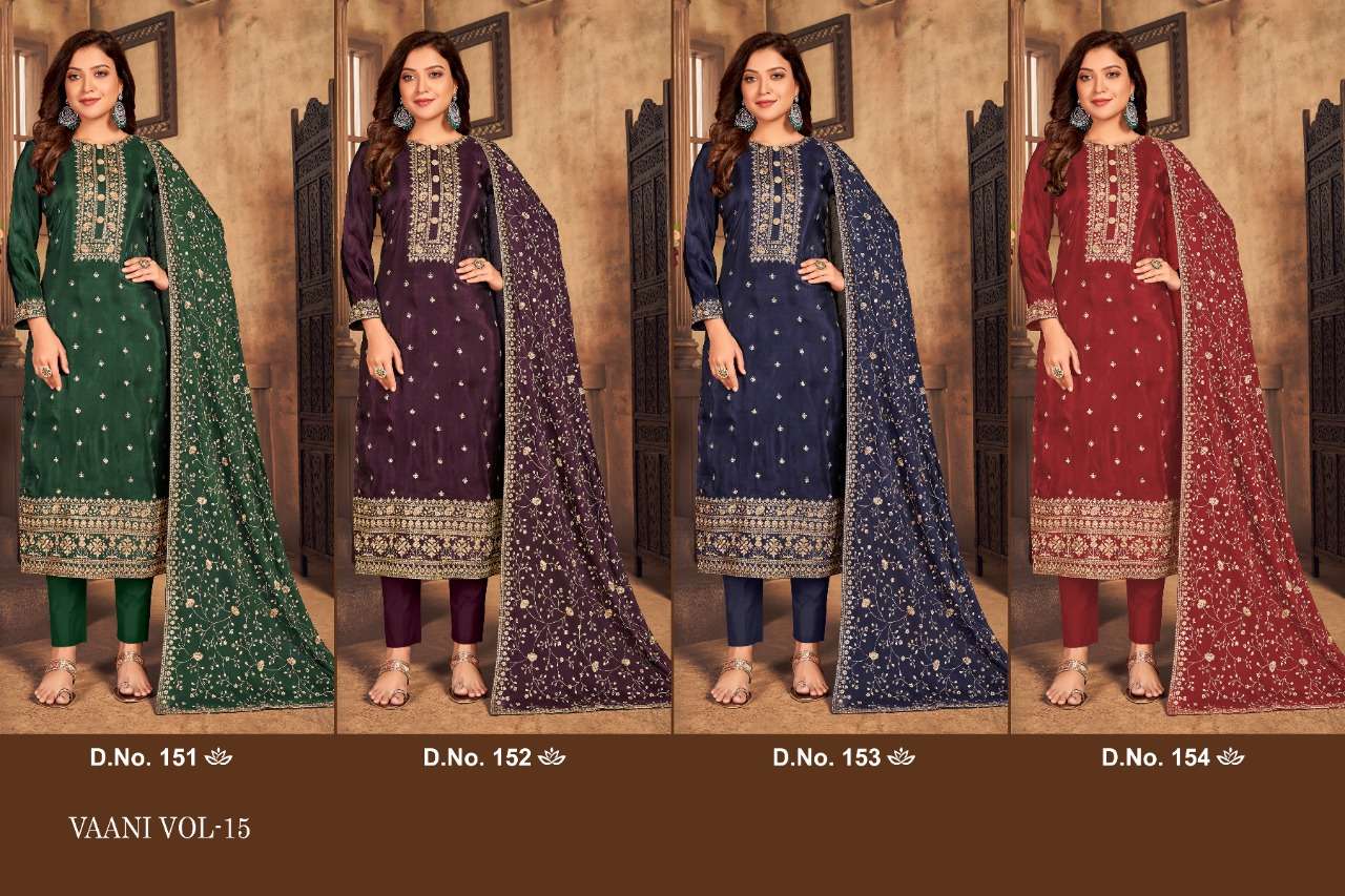  twisha vaani vol 15 exclusive designer salwar suits online supplier surat