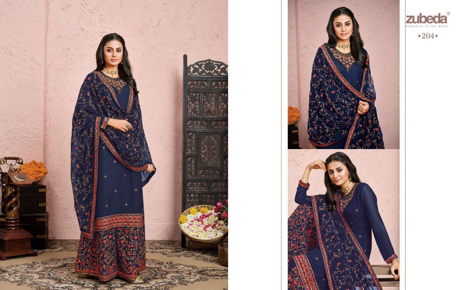 zubeda elysia 201-204 series exclusive designer salwar suits online