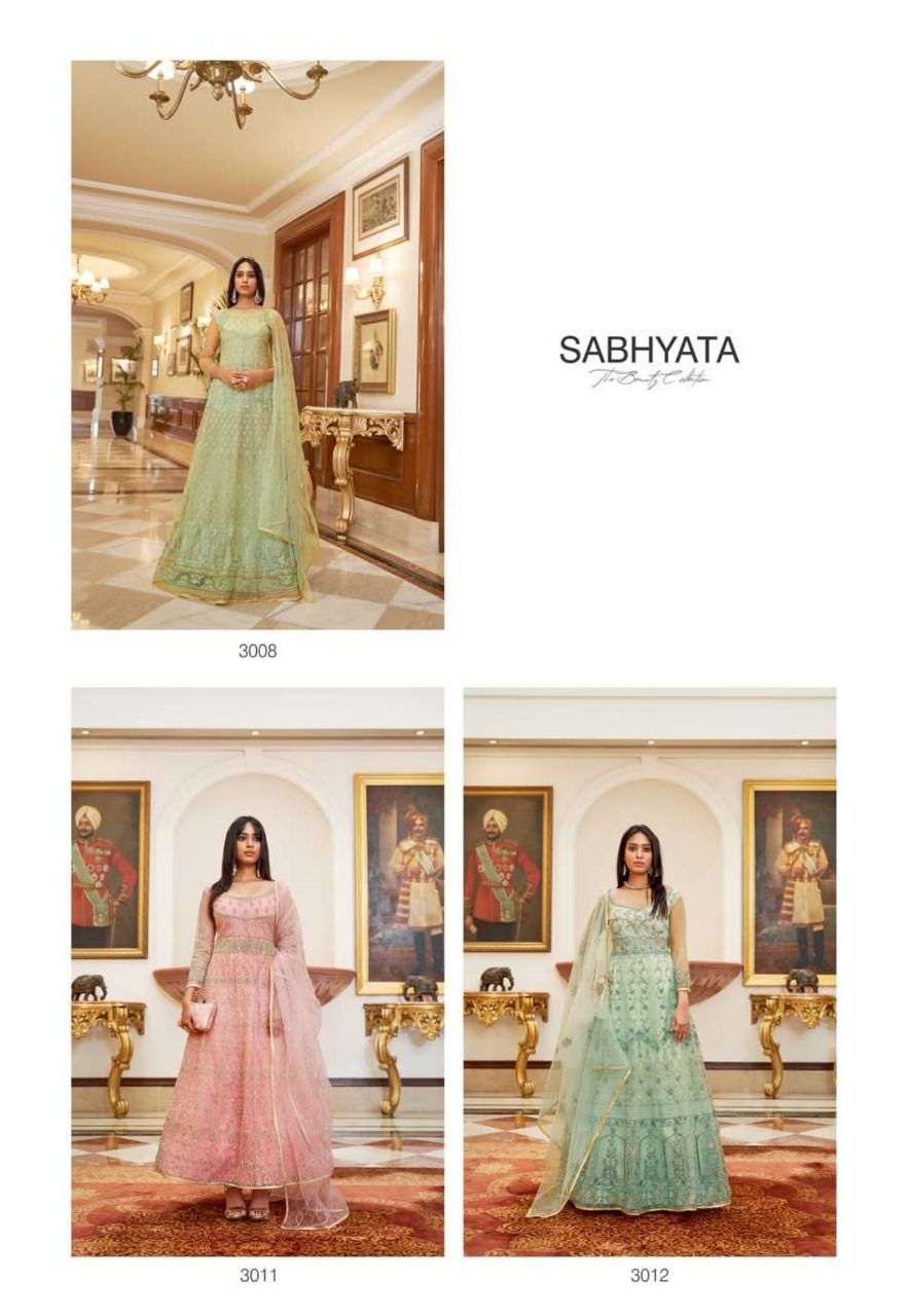 bela fashion sabhyata 3006-3012 series function special designer salwar suits collection 2022 