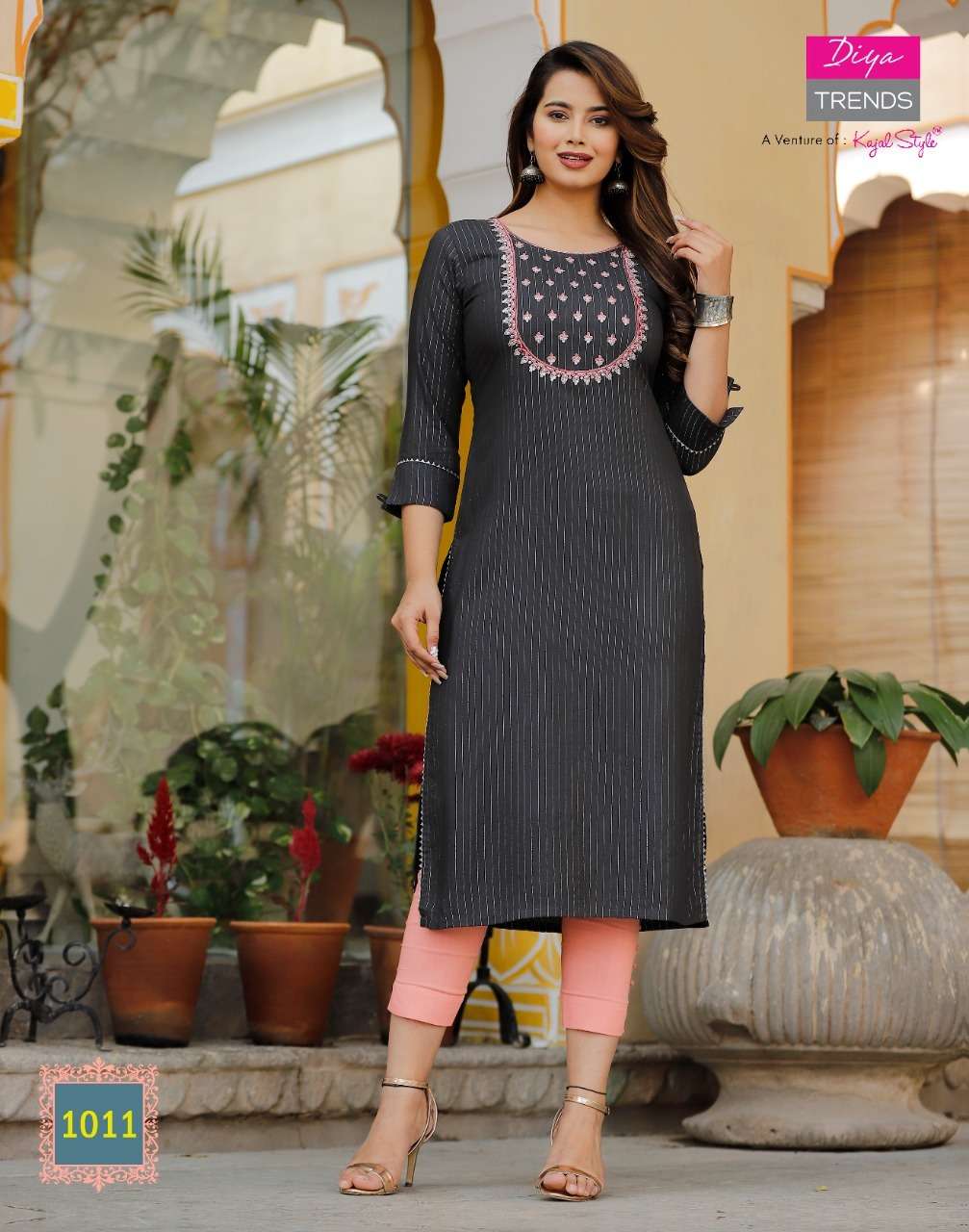 diya trends fashion story vol 1 trendy designer only kurti catalogue wholesale  sura 