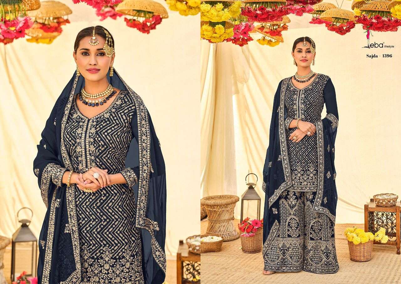eba lifestyle sajda party wear salwar suits online with wholesale price surat