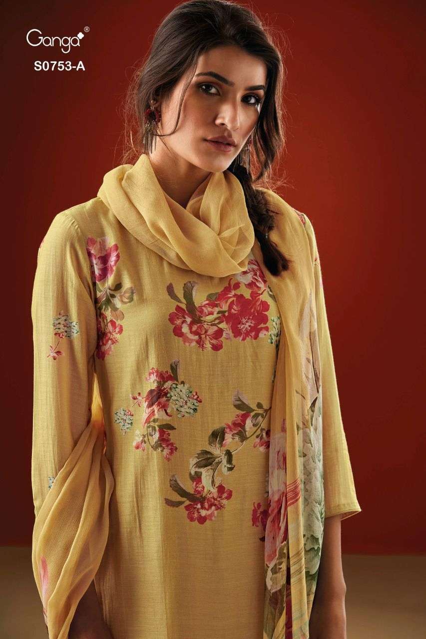 ganga neera 753 designer punjabi dress material collection wholesale price