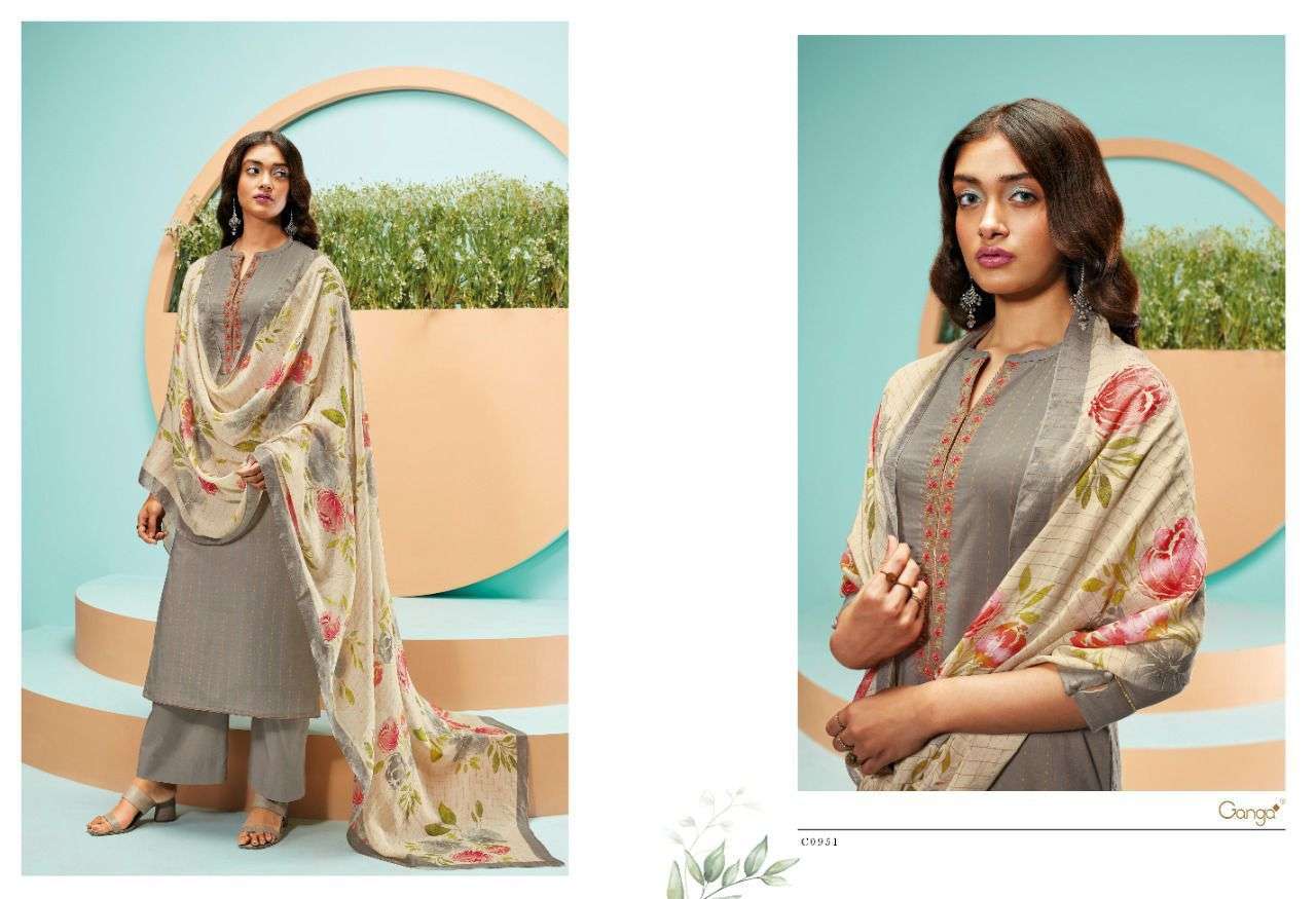 ganga vie 948-953 series exclusive designer salwar suits collection 2022