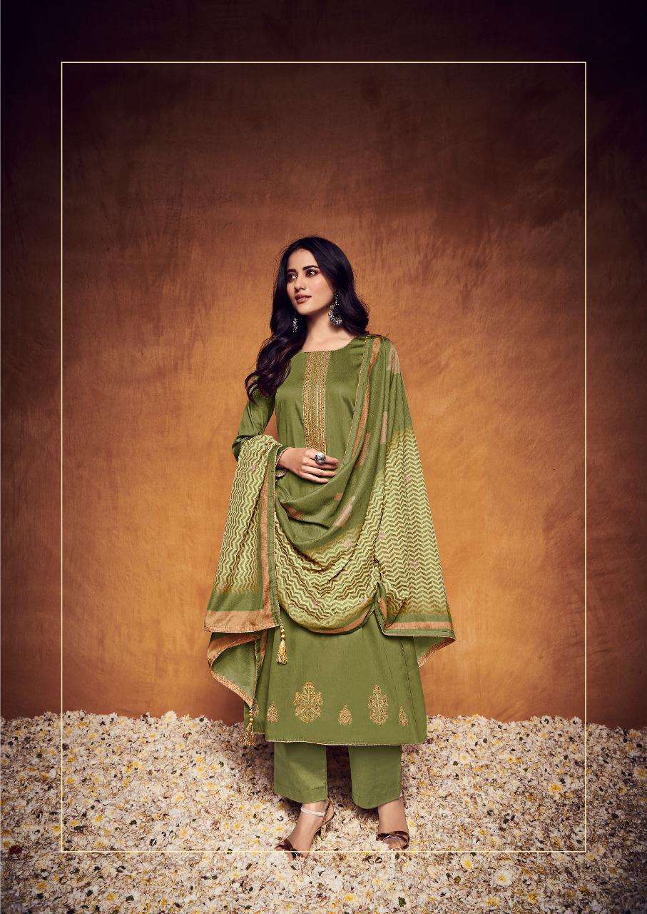 hermitage clothing shezan 1001-1008 series stylish designer salwar suits wholesaler surat