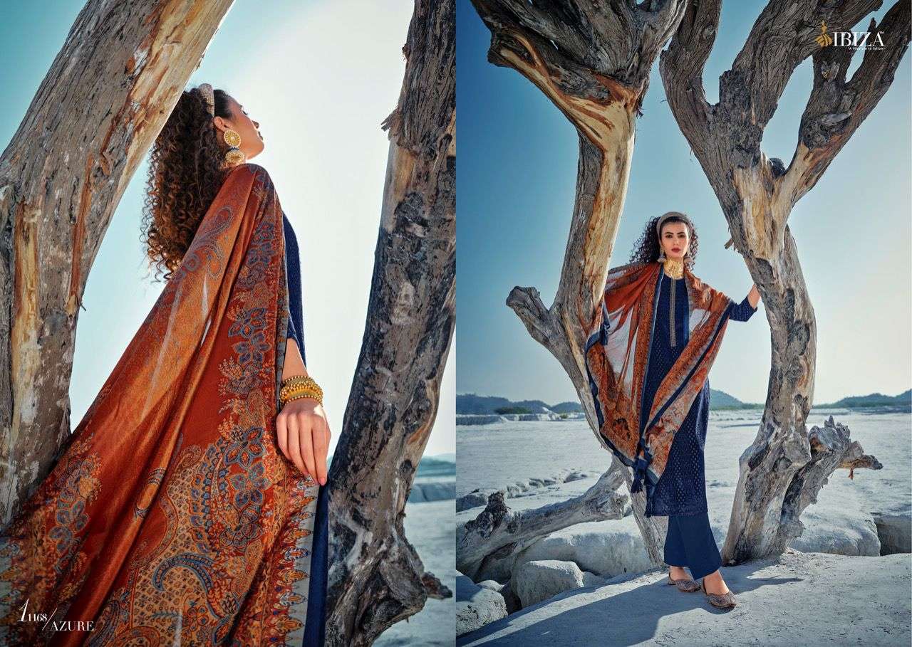 ibiza azure 1163-1168 series exclusive designer salwar suits manufacturer surat