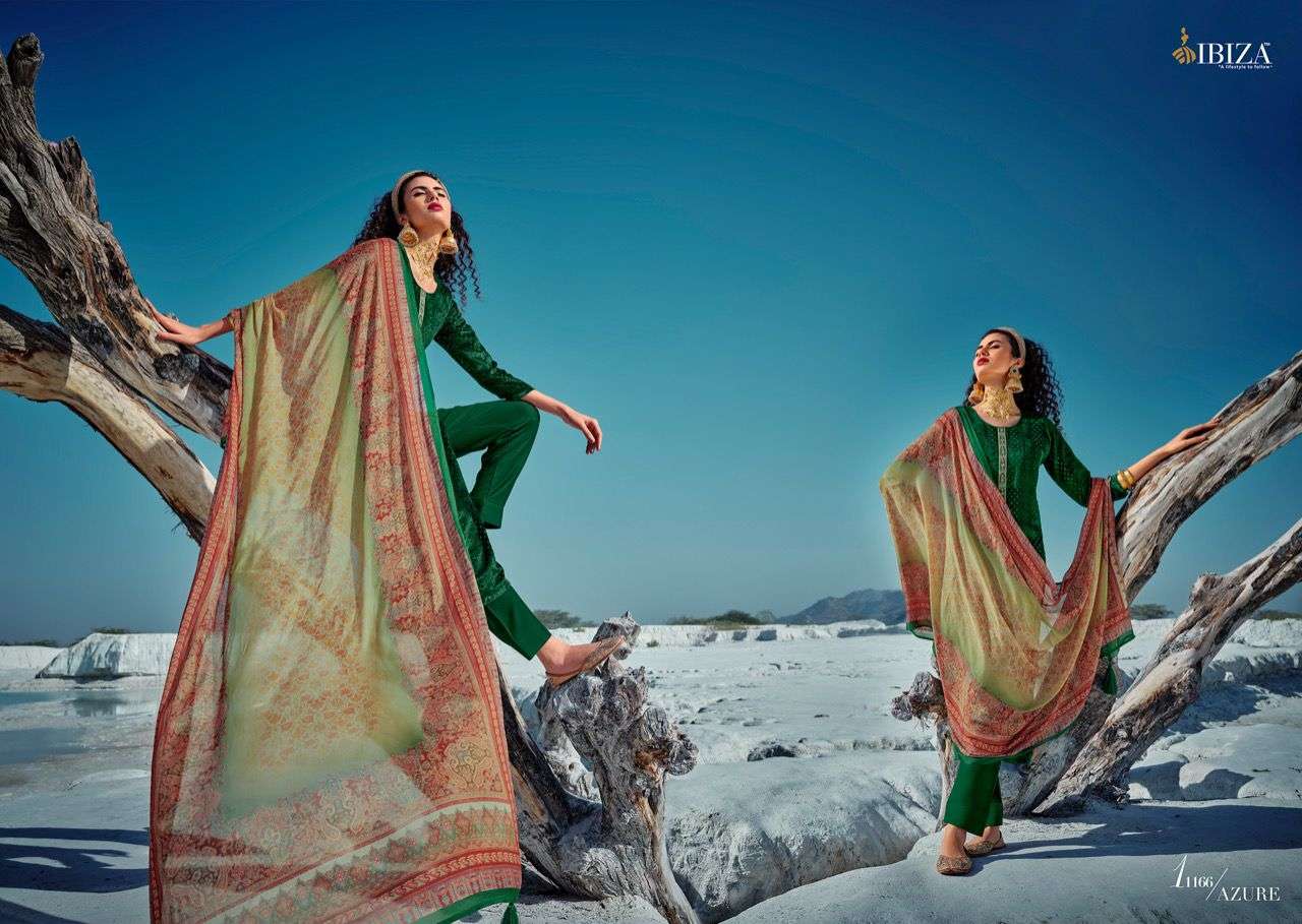 ibiza azure 1163-1168 series exclusive designer salwar suits manufacturer surat
