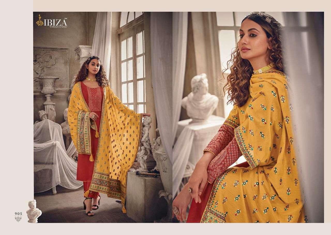 ibiza kashmiri romance 903-910 series indian designer salwar kameez collection 2022