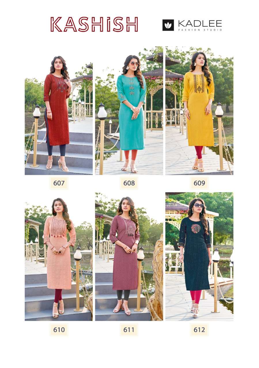  kadlee kashish trendy designer kurti catalogue collection 2022