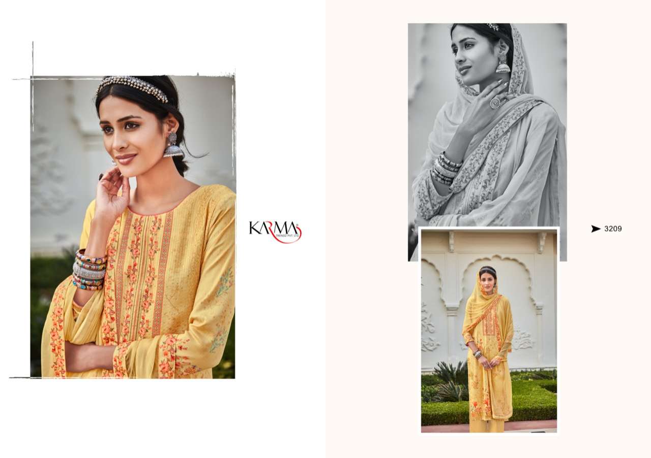 karma trendz lamha vol 5 jam cotton fancy designer salwar kameez collection surat