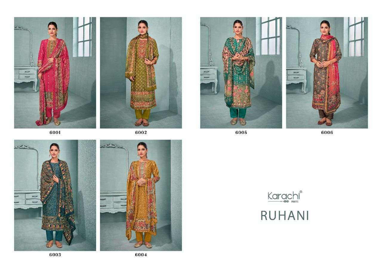 kesar karachi prints ruhani pure muslin designer look salwar kameez surat