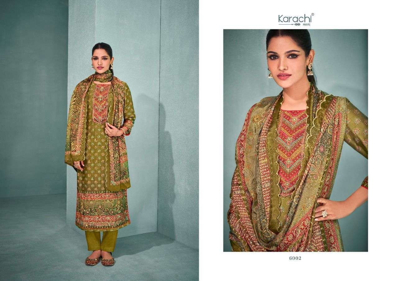 kesar karachi prints ruhani pure muslin designer look salwar kameez surat