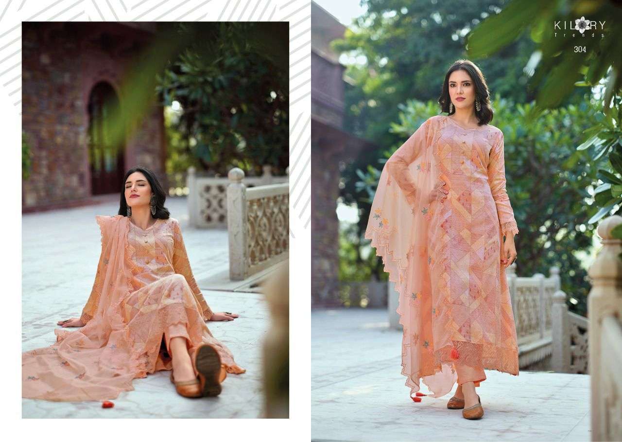 kilory trends izhar 301-306 series fancy designer salwar kameez online supplier surat 