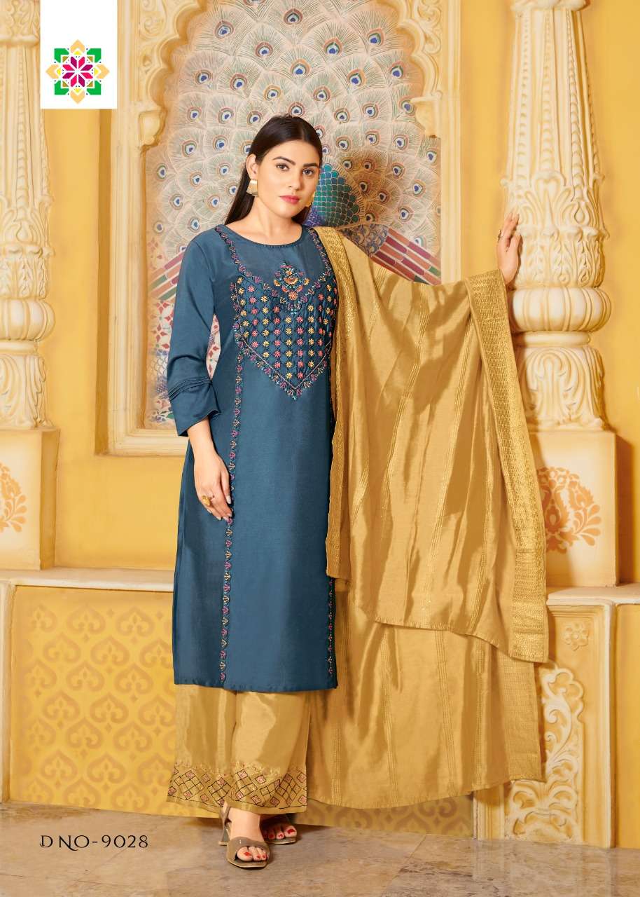 mi textile angel 9025-9030 series stylish designer kurti catalogue manufacturer surat