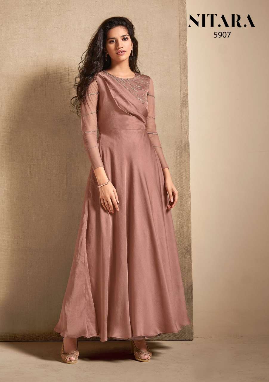 nitara fashion nyx vol 2 5901-5907 series fancy designer gown wholesale price surat