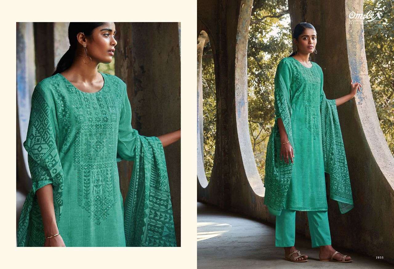 om tex monikh 1931-1938 series exclusive designer salwar suits collection 2022