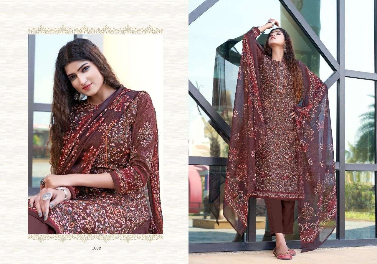 radha fab voilet trendy designer salwar kameez manufacturer surat