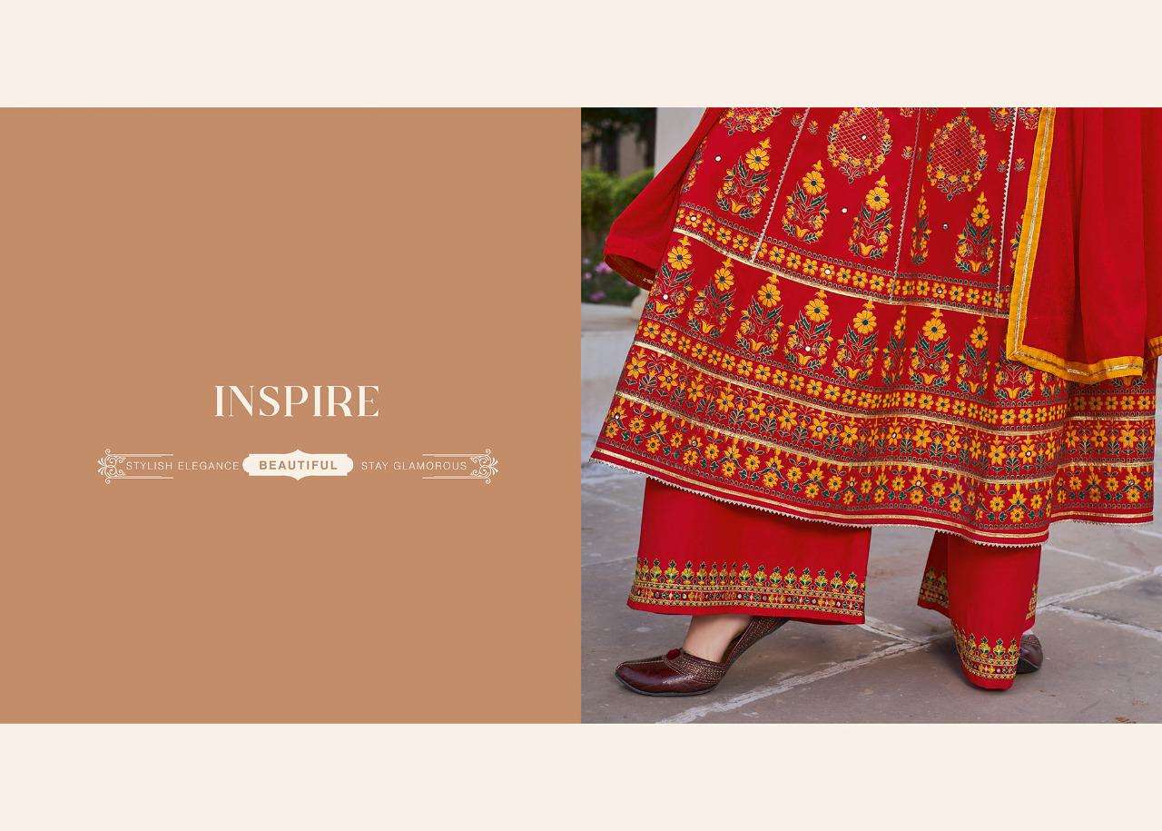 rangoon inspire 3401-3404 series stylish look designer kurti catalogue manufacturer surat
