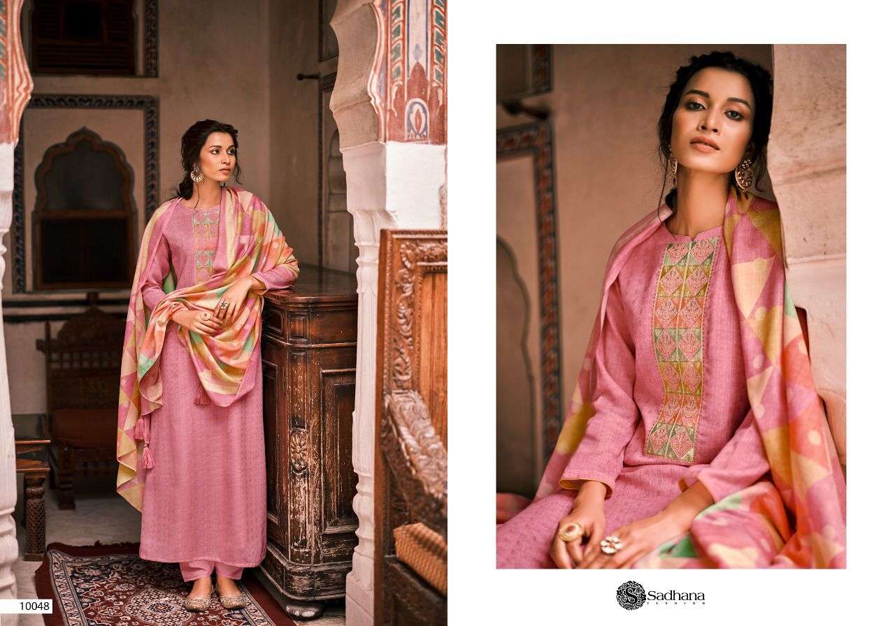 sadhana fashion imsaal 10041-10048 series fancy designer salwar suits new design