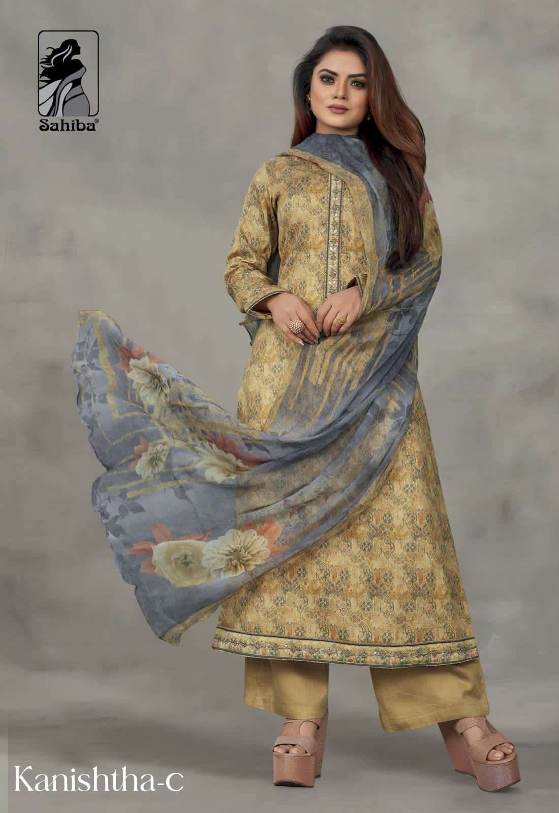 sahiba kanistha punjabi dress material collection wholesale price