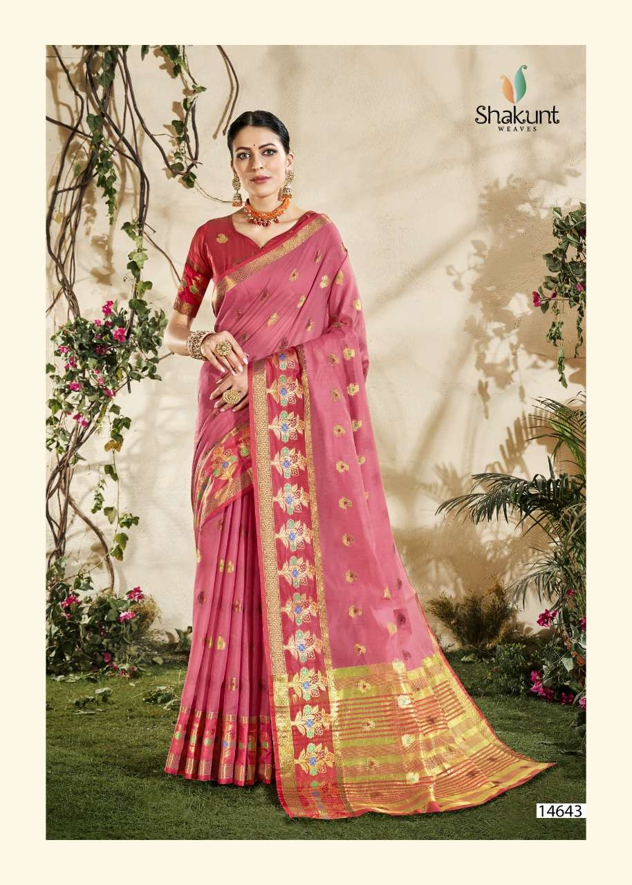 shakunt weaves nandeswari cotton fabric designer saree catalogue online market