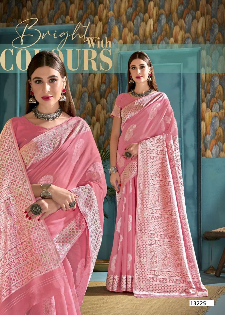 shakunt weaves sks linen 3002 traditional wear designer saree catalogue new collection