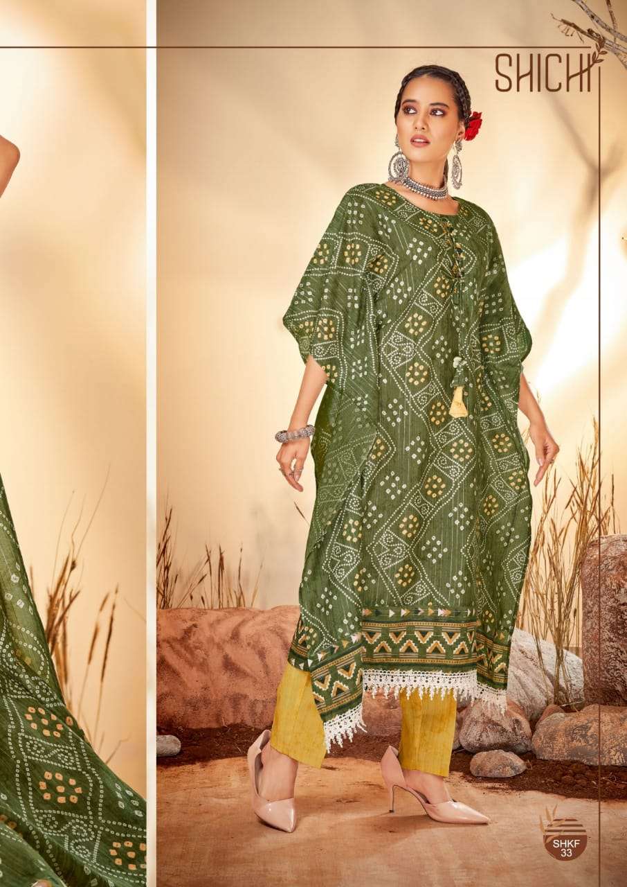 shichi kaya fancy designer kurti catalogue collection 2022