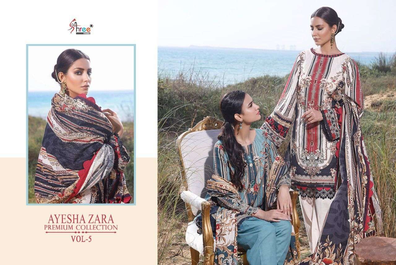 shree fabs ayesha zara premium collection vol 5 pakistani salwar kameez collection surat