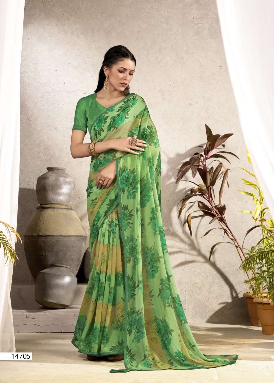 vallabhi designer raseeli vol 2 series 14701 to 14708 georgette printed sarees collection online shooping surat