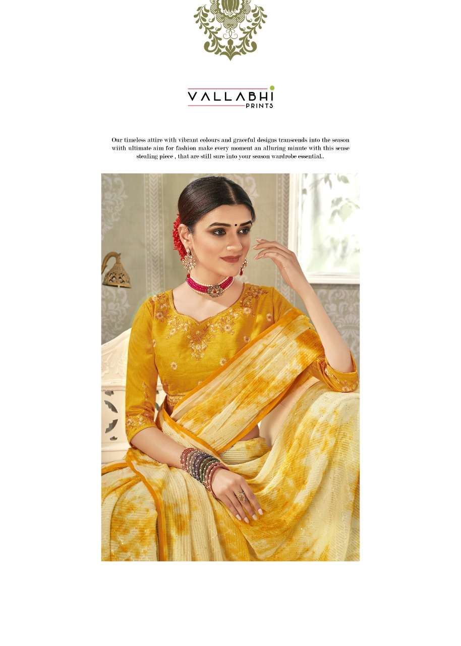 vallabhi prints atharva veda sarees catalog wholesale price surat