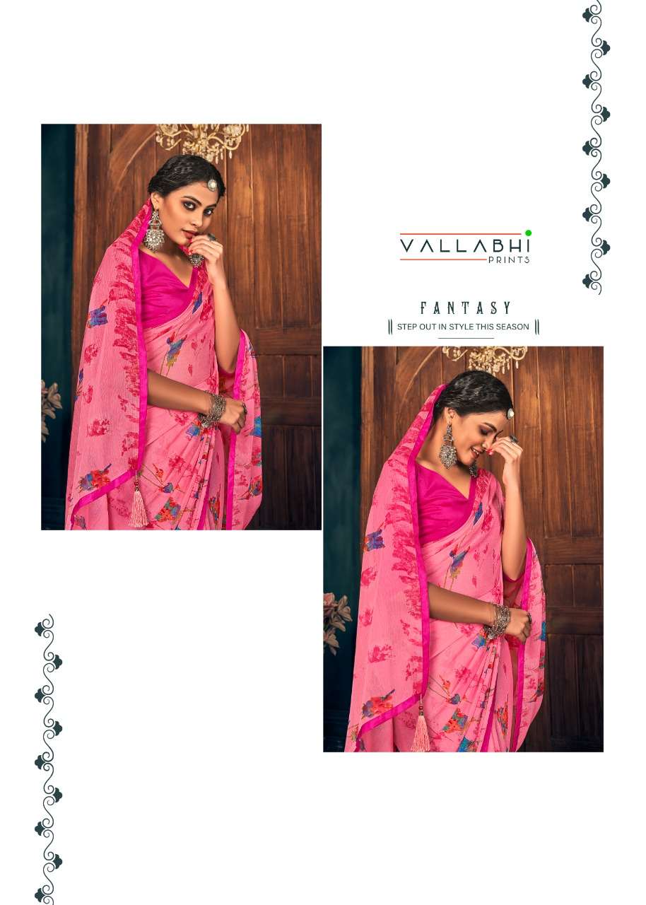 vallabhi prints hi chel chabili series 33232 to 33239 georgette fabric designer sarees online shopping surat 
