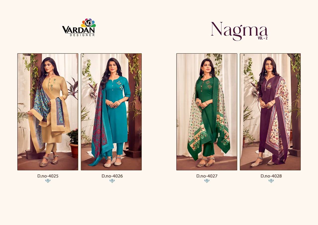 vardan nagma vol 2 stylish designer kurti catalogue manufacturer surat