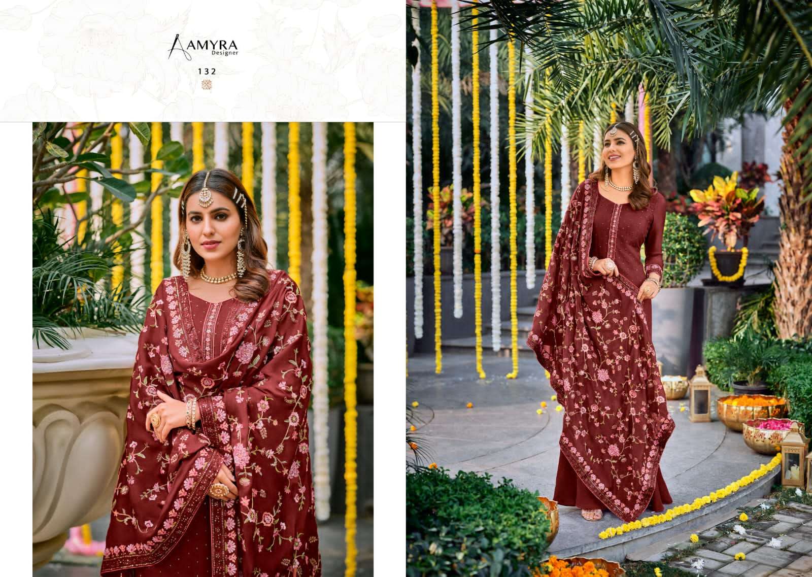 aamyra aaina vol 7 party wear designer salwar suits collection 2022