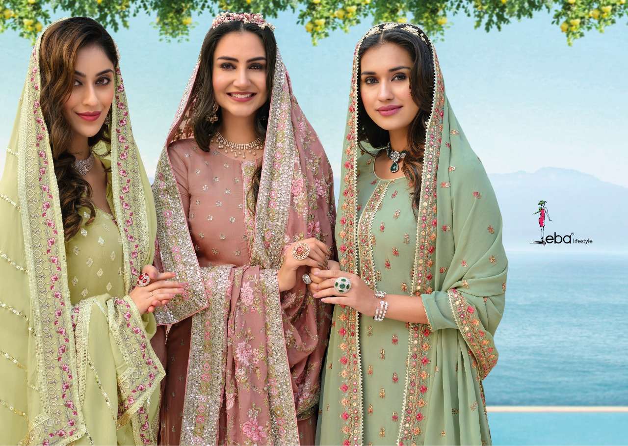 eba lifestyle ashpreet vol 4 party wear salwar suits online supplier surat
