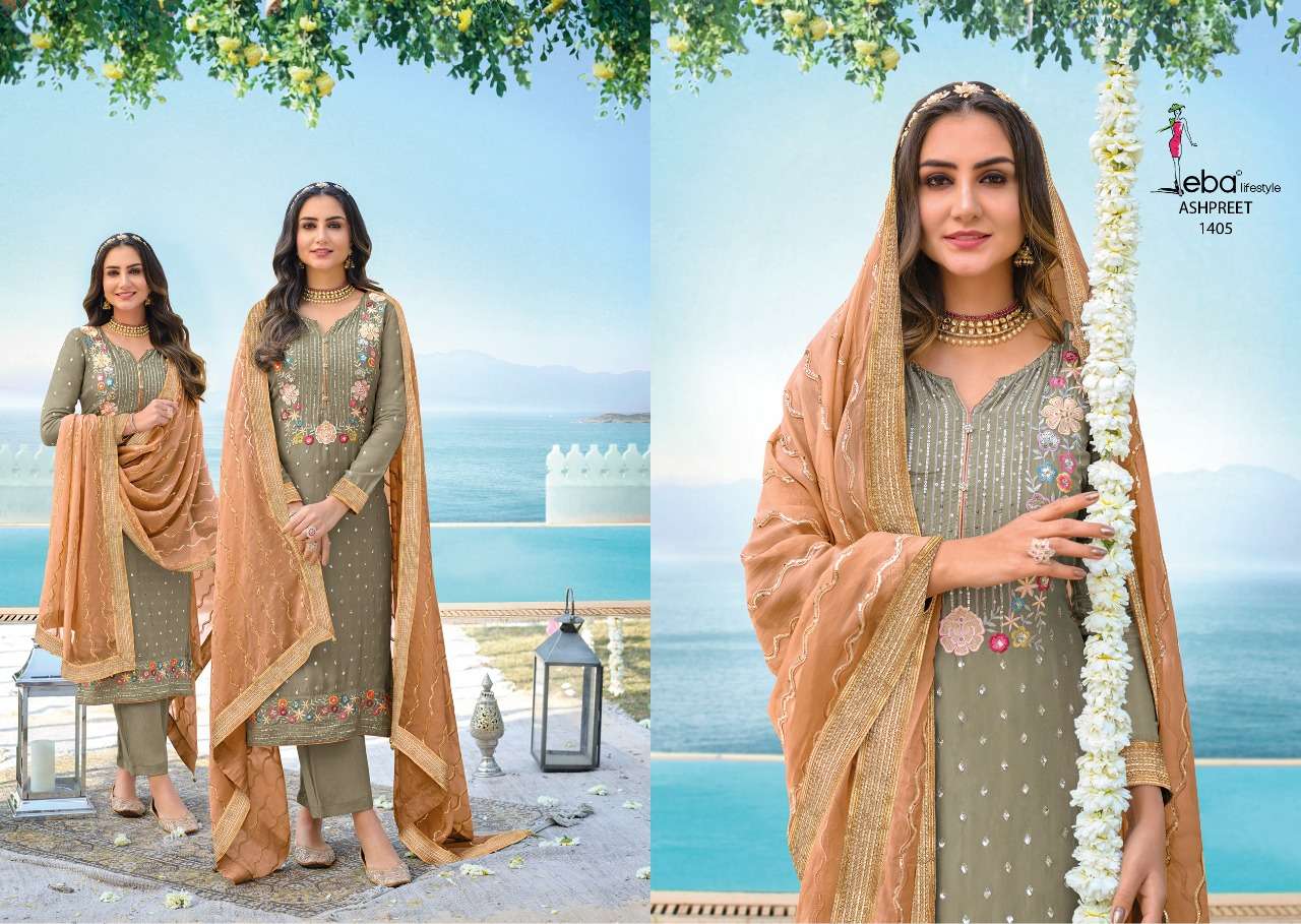 eba lifestyle ashpreet vol 4 party wear salwar suits online supplier surat