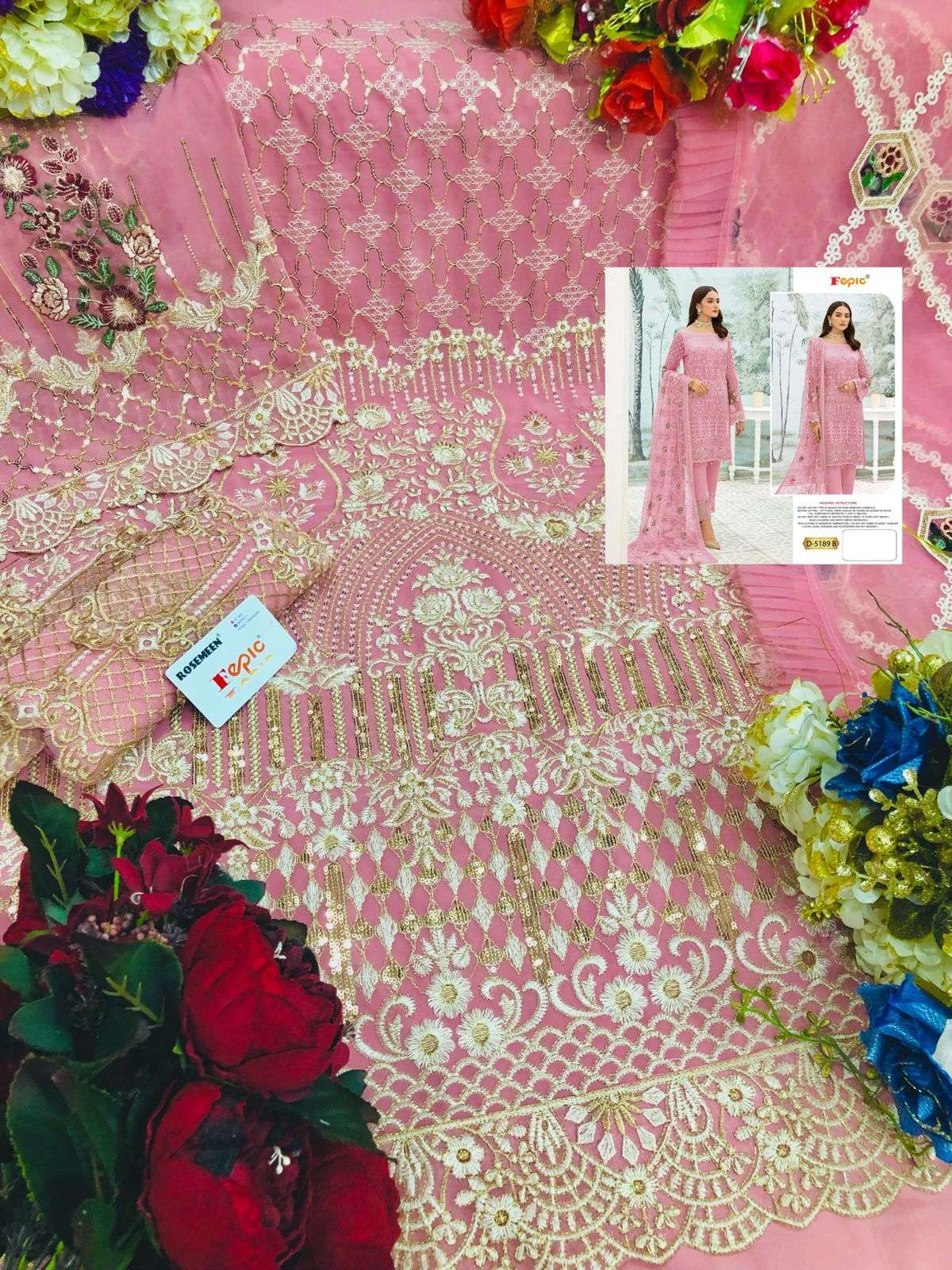 fepic 5189 colours edition designer pakistani salwar kameez catalogue surat
