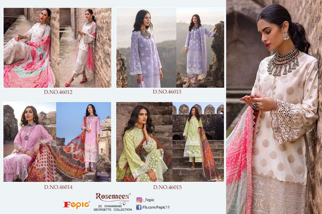  fepic zc chikankari georgette collection stylish designer salwar suits wholesaler surat 