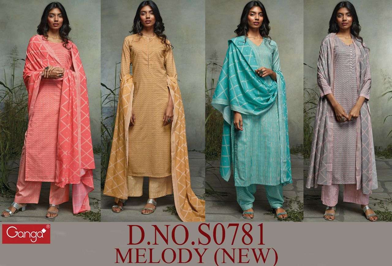 ganga melody 781 series indian designer salwar kameez manufacturer surat
