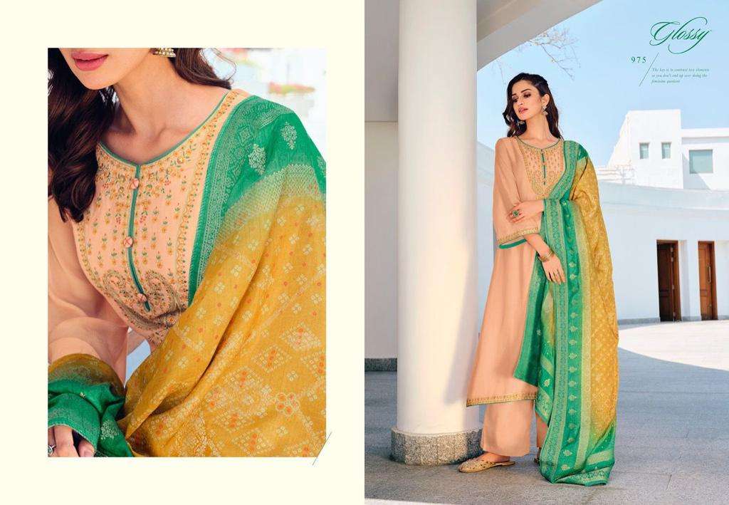 glossy aileen stylish designer salwar kameez online supplier surat